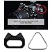 The Lord of the Tools 4 Pairs Camera Lug Ring Shoulder Strap Triangle Split Ring Adapter with Plastic Cap Compatible with Leica Compatible with Panasonic Compatible with Fuji