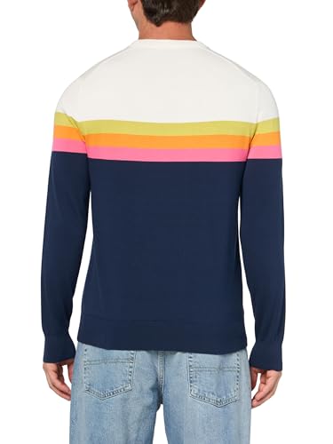 Mr Turk Men's Crewneck Pullover Sweater, Ink Multi2