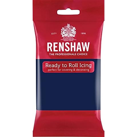 Renshaw Navy Blue Sugarpaste 250g Ready Roll Icing Cover