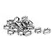 Aexit Rigging Hardware Chain & Rope Fittings 304 Stainless Steel M2 Quality Wire Rope Cable Wire Rope Clips Thimble 20pcs