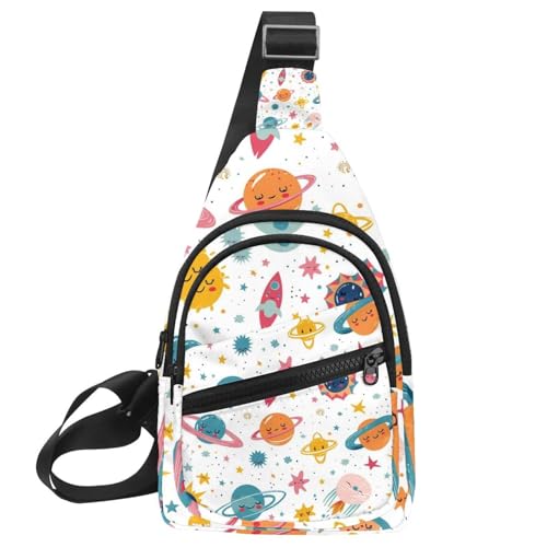 Mochila cruzada multicolor unisex para entrenamiento y correr