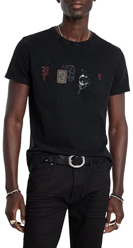 John Varvatos Men's Peace Embellished Tee