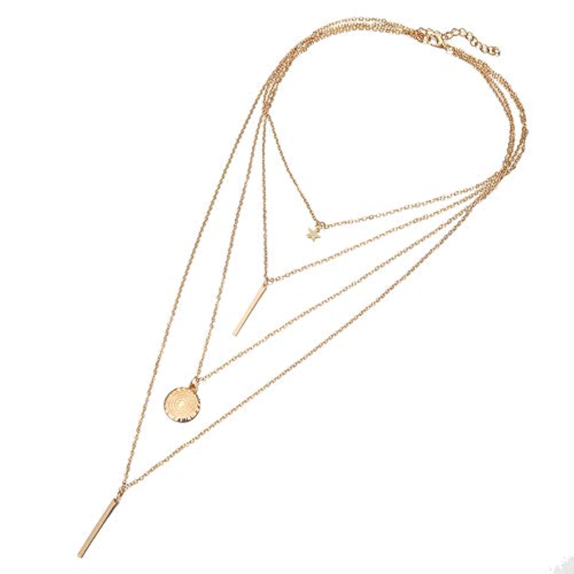 Valentine Layered Plated Necklace for Her