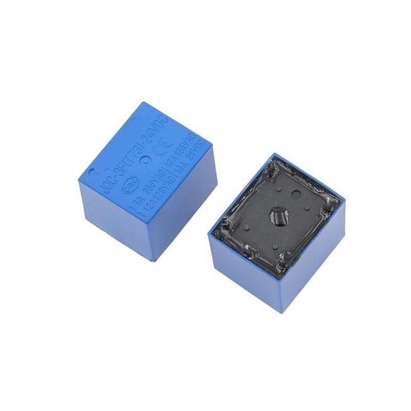 10PCS JQC-3F (T73) -5V JQC-3F-12V JQC-3F-24V 5-pin Power Relay IJZHQKTK(JQC-3F T73-24V)