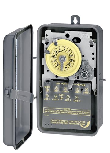 Interrupteur minuteur mécanique 480V Intermatic T1205R boîtier étanche extérieur
