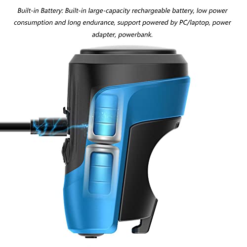 Buzina Elétrica,KKcare bicicleta campainha 125db alto anti-roubo buzina elétrica portátil alarme de
