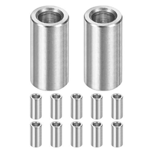 M METERXITY 12PCS M6 304�X�e�����X�X�`�[���X�y�[�T�[6mm ID x 10mm OD x 20mm l ���^���X�N�����[�X�^���h�I�t�u�b�V���O��s�@�d�グ���E���h�X�y�[�T�[304�X�e�����X�X�`�[���p�l�W�{���g�V���o�[