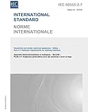 IEC 60335-2-7 Ed. 8.0 b:2019, Eighth Edition: Household and similar electrical appliances - Safety - Part 2-7: Particular requirements for washing machines
