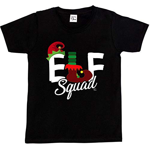 1Tee Boys Elf Squad T-Shirt Black 7-8 Years