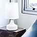 Lawrence & Scott Akari White Porcelain Handmade Luxury Japandi Table Lamp for Bedroom Living Room Office