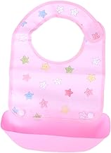 SUPVOX Babadores De Comida Para Bebê Babadores De Bebê Babadores De Pvc Babador Coletor De Comida Babadores Infantis À Prova De Água Saco De Saliva Babadores Infantis Para Comer Comida
