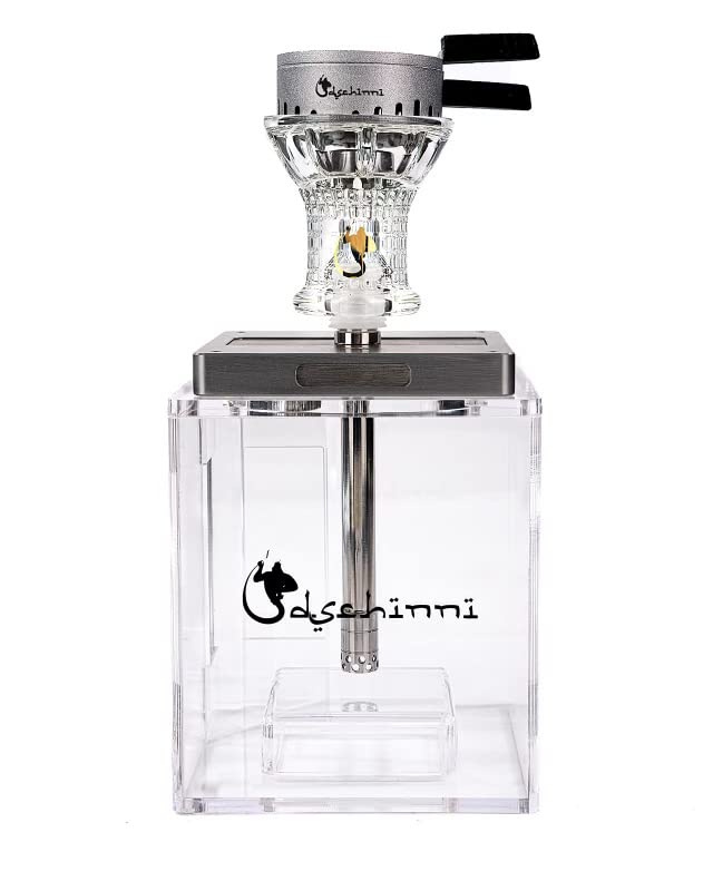 Dschinni Cube Party Shisha Set I kleine Shisha mit Blow-Off System & Molassefänger I Edelstahl-Shisha mit Magnet… – Bild 4