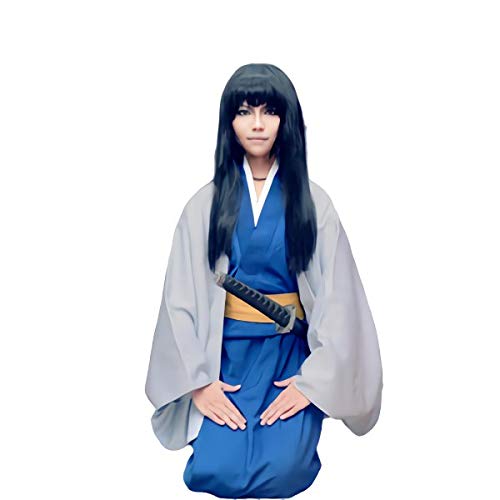 銀魂 桂小太郎 コスプレ 衣装 フルセット（下駄・刀・wig含む）【男女共通 S-XLサイズあり】【Mサイズ】