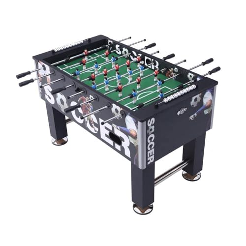 Image of JBB Black Diamond 55 inch Foosball Table, Strong and Sturdy Model for Adults, Perfect for Home, Office, Resorts, Hotels, Schools - Heavy Duty