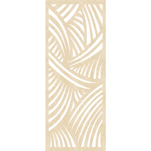 Image of Chester Decorative Pierced Fretwork Wood Wall Panels, 23 3 /8 inchW x 59 3 /8 inchH x 3 /8 inchT, Birch