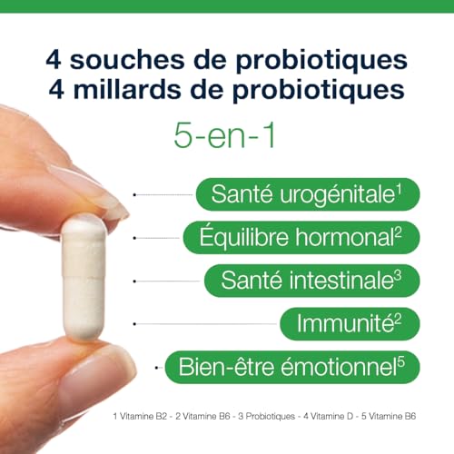 Metagenics UltraFlora Femmes, Probiotiques Flore Intestinale, 30 Capsules – vue 2