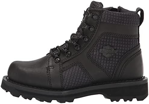 HARLEY-DAVIDSON FOOTWEAR Women's Hamlyn 5" Lace Motorcycle Boot, Black, 6 | Image 7