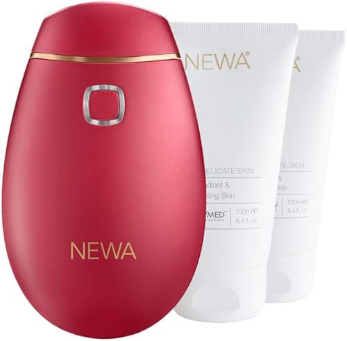 NEWA Dispositivo de reducción de arrugas RF (enchufe) - Herramienta para el cuidado de la piel aprobada por la FDA para apretar facial. Aumenta el