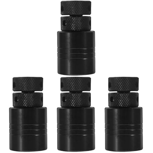 ULTECHNOVO Lot de 2 crics à vis réglables pour machiniste - Outil de levage de nivellement - Support de fer pour la fabrication de construction automobile