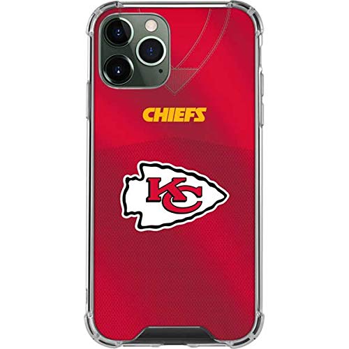 Skinit Clear Phone Case Compatible with iPhone 12 Pro - Officially Licensed NFL Kansas City Chiefs Team Jersey Design