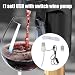 Imagen de Uqezagpa Paquete de 1 bomba automática de alcohol con control táctil de alimentación USB y construcción de silicona segura para una dispensación eficiente y delicada