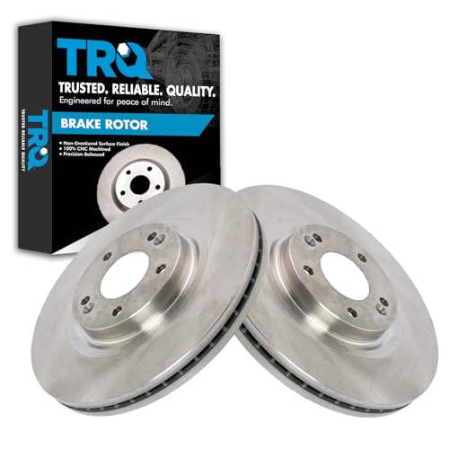 TRQ Front Brake Rotor Set Compatible with 2015-2021 Kia Sedona by TRQ - Used condition - US$74.82