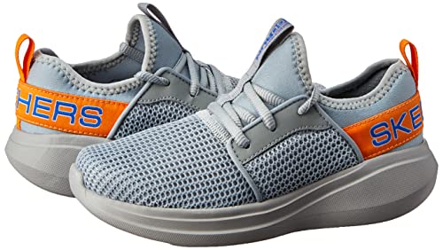 Tênis Go Run Fast-Valor, Skechers, Meninas, Cinza Escuro / Laranja, 30