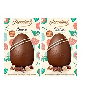 2 Packs van Thorntons Klassieke Melkchocolade Eieren Met Een Selectie Van 5 Klassieke Chocolade Holle Melk Chocolade Ei Met Decoratie En Een Assortiment Van Chocolade