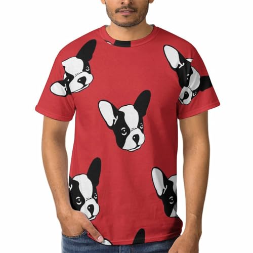 T-shirt Bouledogue homme idéal pour vos sorties décontractées en ville