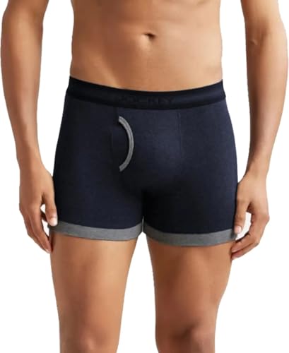 Image of Jockey 1017 Men's Super Combed Cotton Rib Solid Boxer Brief with Stay Fresh Properties