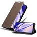 Produktbild Cadorabo Hülle kompatibel mit LG K40S aus Premium Kunst Leder Flip Klappbare Stoßfeste Magnetische [Standfunktion] [Kartenfächern] Cover Hülle für LG K40S Tasche in Braun