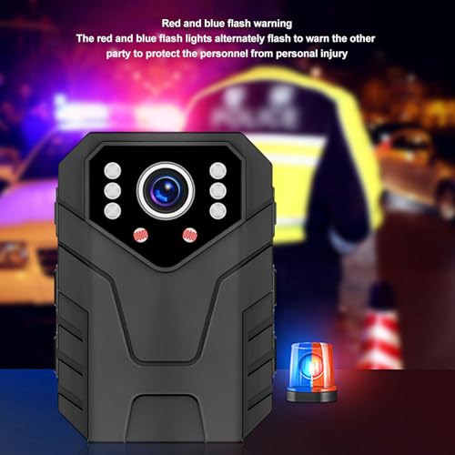 ciciglow 4K Police Body Camera, 1080P HD WiFi Body Worn Camera with Back Clip, Waterproof Mini Wearable Body Cam with Night Vision Motion Detection - Image 2