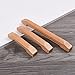 Poignée Porte Meuble,Poignées Cabinet Cuisine Hêtre Bois Massif Poignée Tiroir Commode pour Portes Placards Penderies Cuisine Meubles 3 Pièces (128mm(5in))