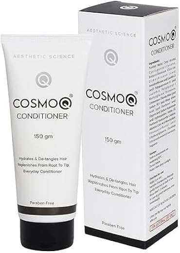 COSMO Q Hair Conditioner, 150g, Paraben Free, Hydrating and Detangling Formula