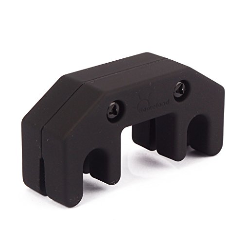 Alnicov Violin Viola Praxis Zinklegierung Mute Fiddle Professionelle Praxis für 3/4 4/4 elektrische akustische Violine Teile Schwarz