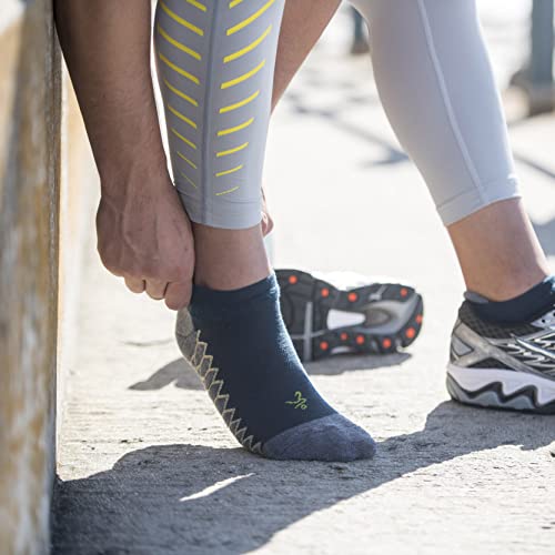 Balega Hidden Comfort No-Show, Heel Tab, Running Socks For Men And Women (White & Black, Charcoal & Gray Large, Set Of Socks) #TOP6