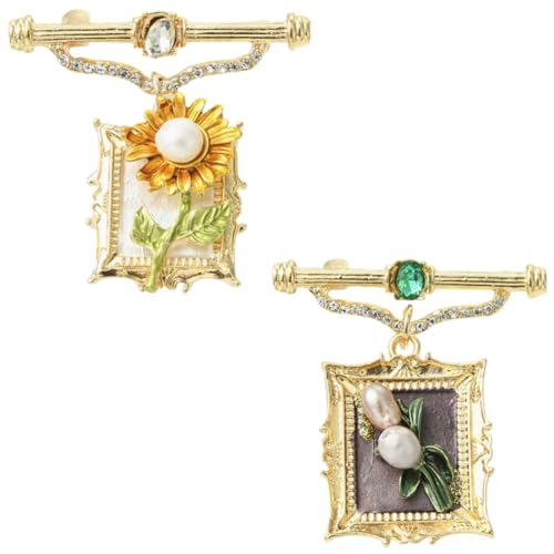 Broche tournesol et tulipe Airssory, le cadeau idéal pour enseignant