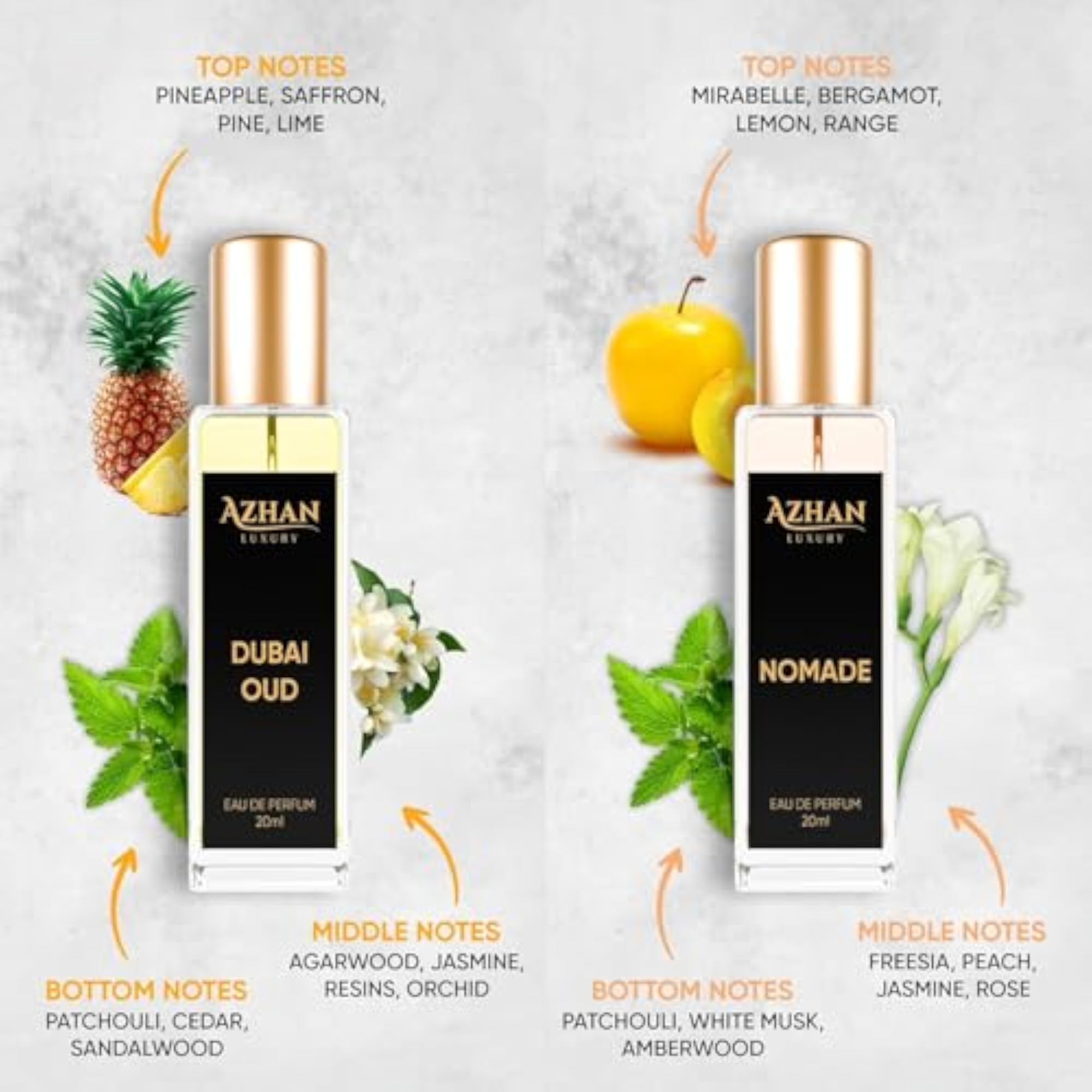 Oudh Fragrance Gift Set, 4 x 20ml Eau De Parfum