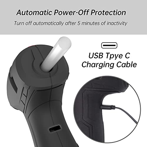 Wertough Cordless Glue Gun Instant Heating 17S Big Size No Dripping Hot Melt Glue Gun Kit Super Fast Home Repair Improvement Diy Hobby Tools Arts Crafts School Without Charger Us Innovation Patent #TOP3