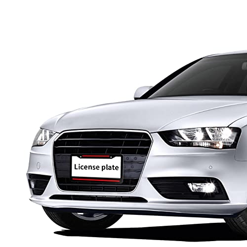 Thin Red Line License Plate Frame 1 Pcs Personalized Firefighter Aluminum Car Cover Tag Holder Frames Screw Caps For Us Vehicles Standard Thin Red Line Firefighter License Plate Frames #TOP5