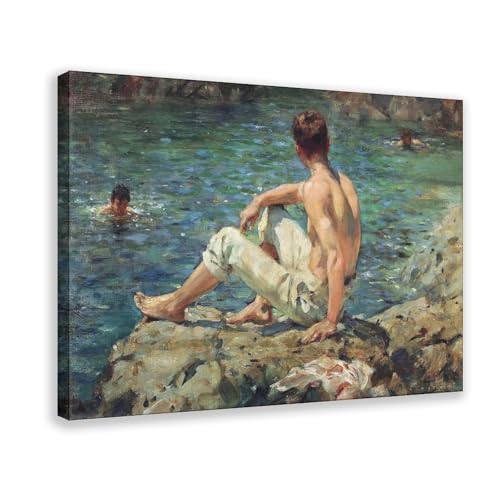 Toile Henry Scott Tuke pour habiller un mur vide avec élégance