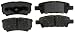 Raybestos PGD1037C Professional Grade Ceramic Disc Brake Pad Set