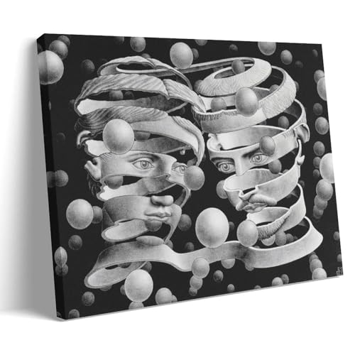 Peinture sur Toile Escher Lien de l'Union Idée Cadeau Idéale 50x75