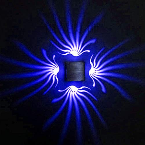 Projecteur led mural bleu effets colorés luminaire intérieur chic