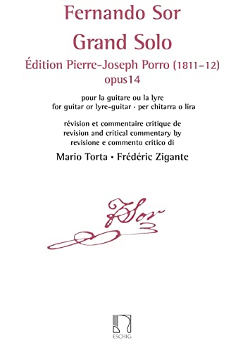 Couverture de Grand solo - edition pierre porro (1811-12), op 14