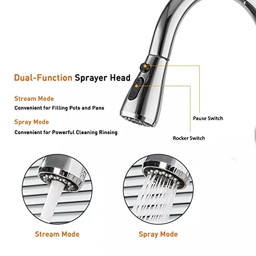 Mitigeur eau potable chaude et froide avec bec extractible 2P - 6