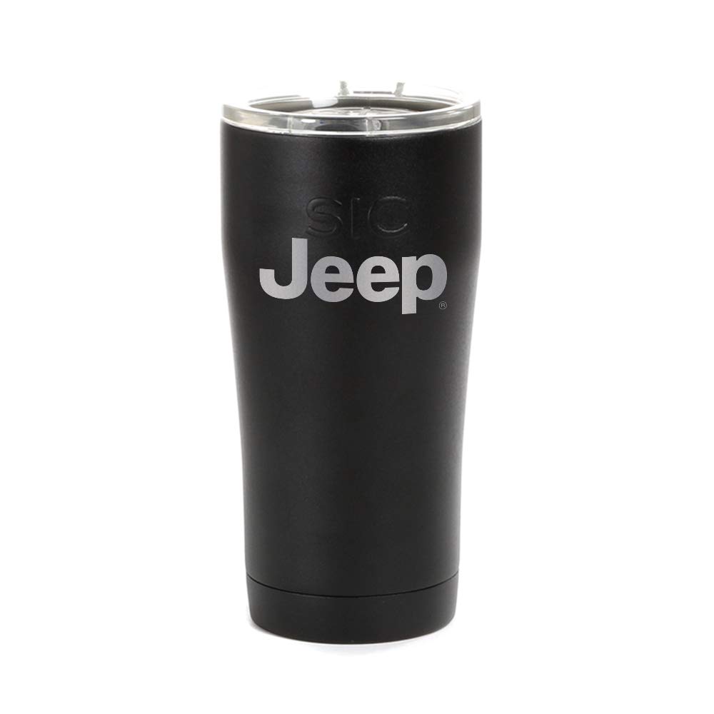 Jeep Iconic Logo Tumbler - Black, 20 oz