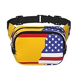 Ajustement et confort : le sac banane dispose d'une ceinture réglable qui peut être personnalisée pour s'adapter à des tailles allant de cinquante-six à cent quarante-cinq centimètres, tandis que la bandoulière noire s'ajuste entre vingt et un à cent huit centimètres, offrant un ajustement confortable et sécurisé pour différents types de corps