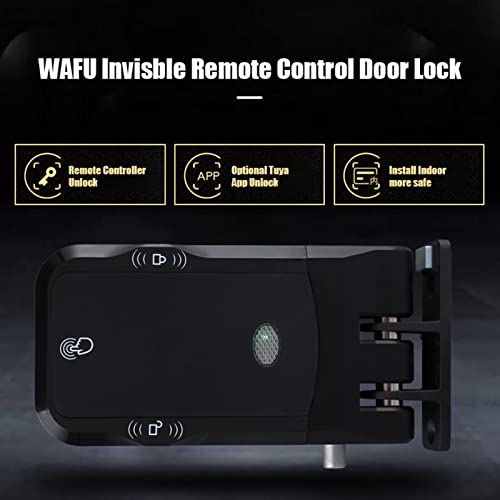 Fechadura Eletrônica Sem Chave, Toque de Alta Segurança, Desbloqueio Com Controle Remoto, Apartament