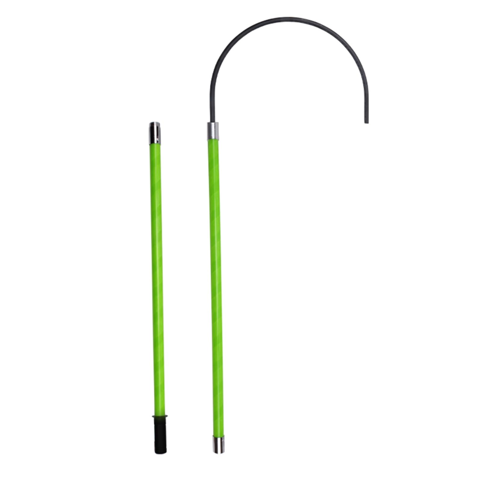 HYQOUKLR Telescopic Insulated Rescue Hook, High-Voltage Insulated Rescue Hook Multicolor Multiple Sizes(Green,2m/6.5ft)